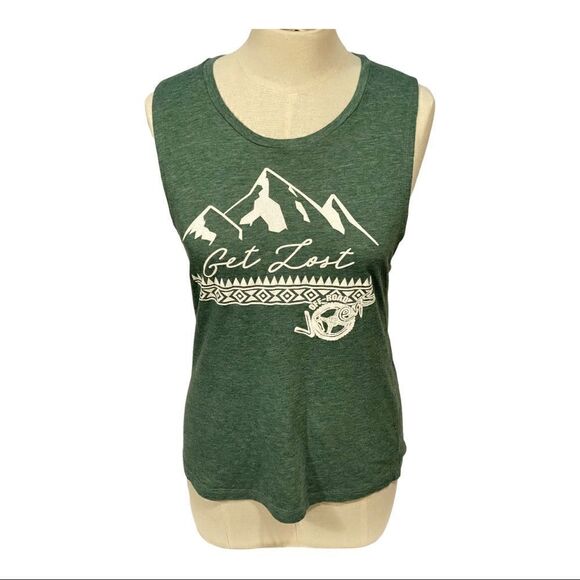 Off Road Vixens Green Get Lost Tank Top - Picture 1 of 6